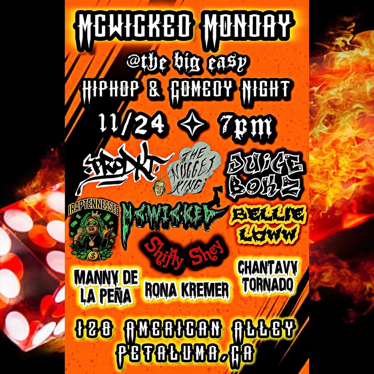 McWicked Monday flyer