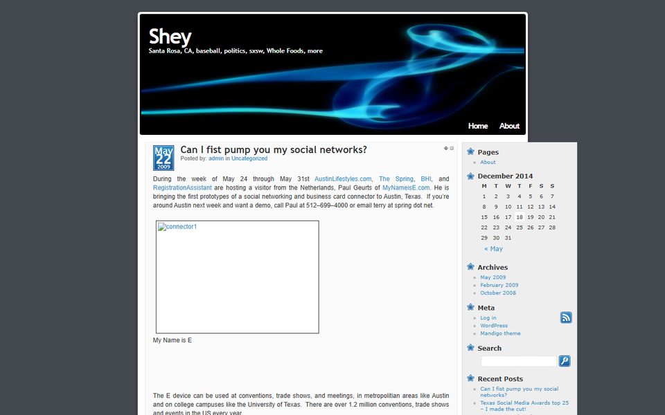Peak-activity snapshot of sheyroth.com from Dec 18, 2014